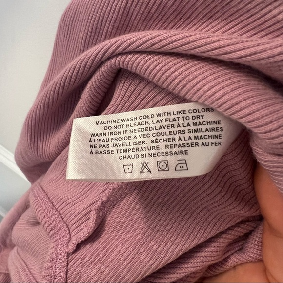 Fleur du Mal Black Henley ribbed bodysuit size S - Picture 7 of 14